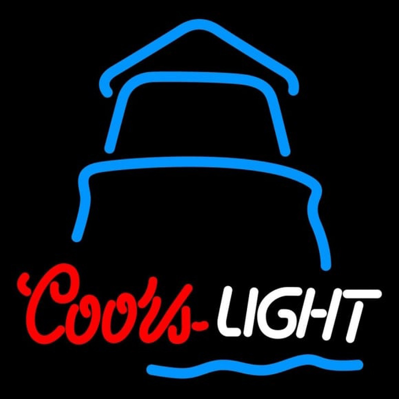 Coors Light Day Lighthouse Beer Sign Neon Sign