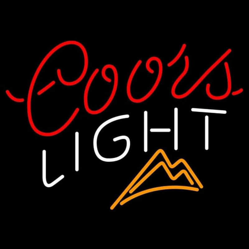 Coors Light Ice Mountains Beer Sign Neon Sign