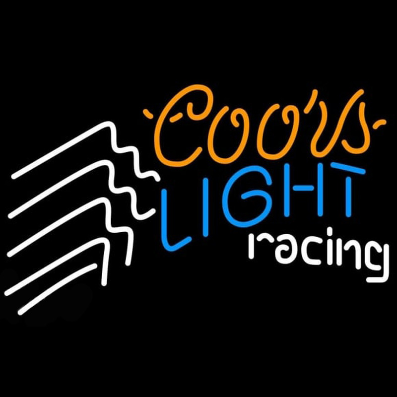 Coors Light Racing Beer Sign Neon Sign