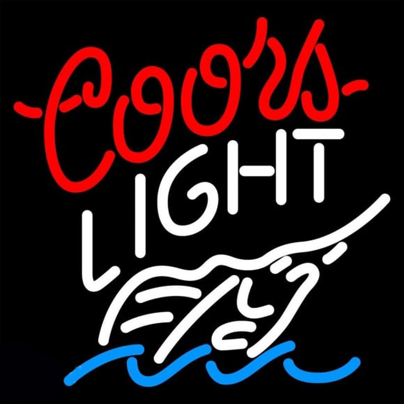 Coors Light Swordfish Beer Sign Neon Sign