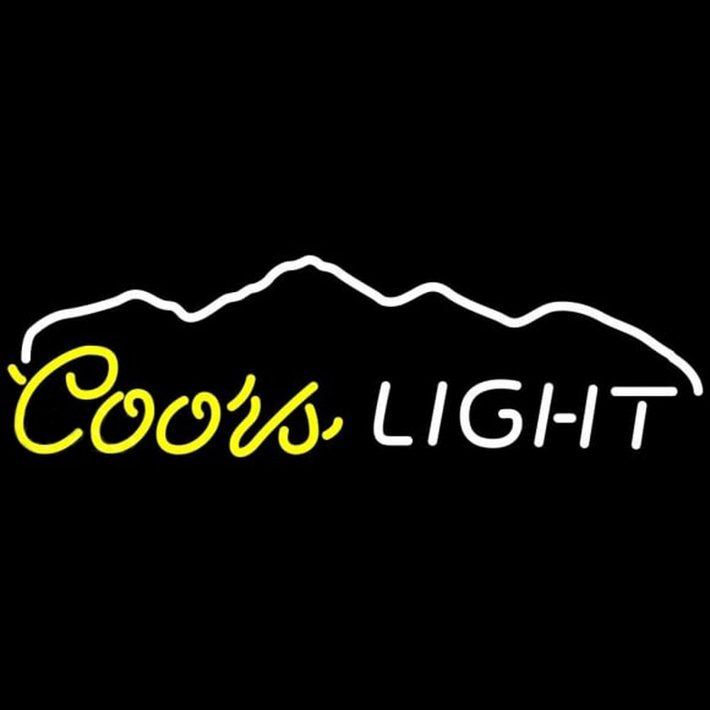 Coors Light Waterfall Beer Sign Neon Sign