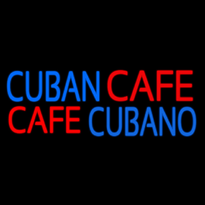 Cuban Cafe Neon Sign