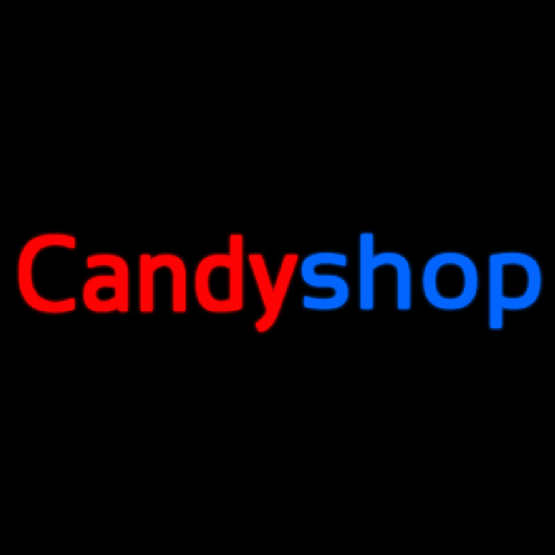 Cursive Candy Shop Neon Sign