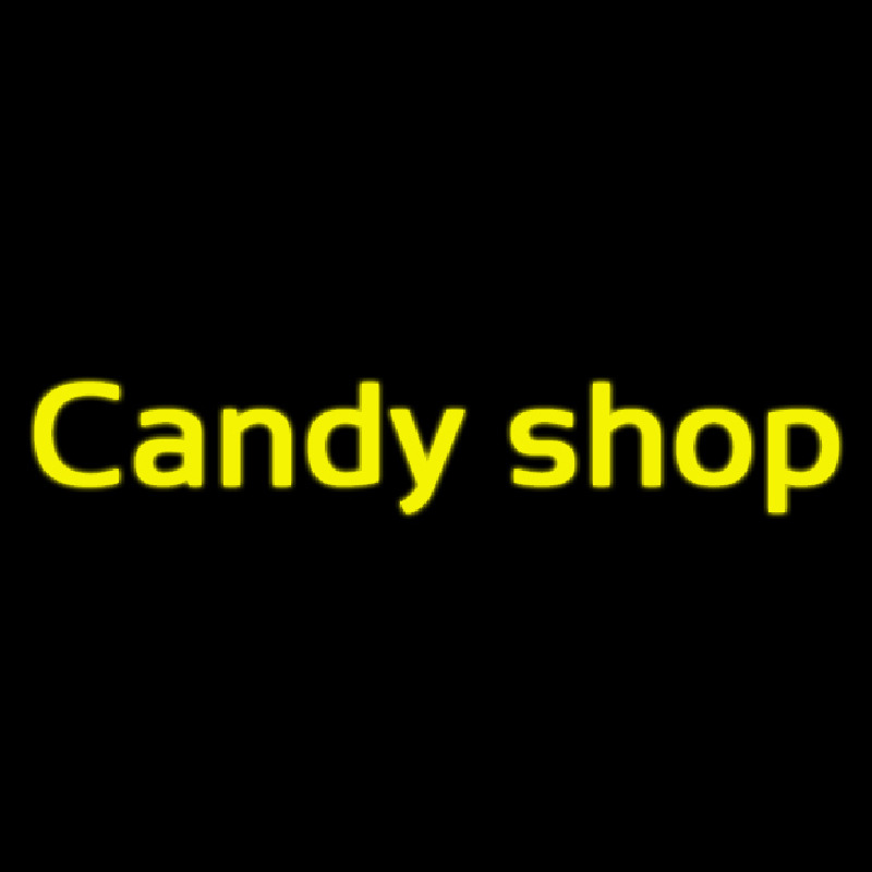 Cursive Candy Shop Neon Sign