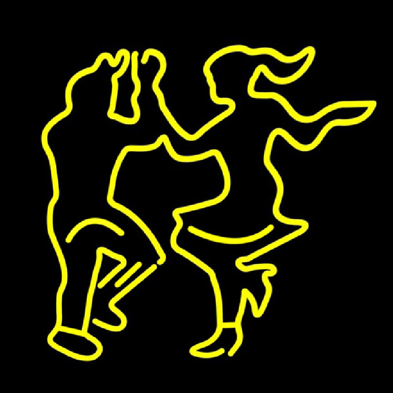 Dance Girl And Boys Neon Sign