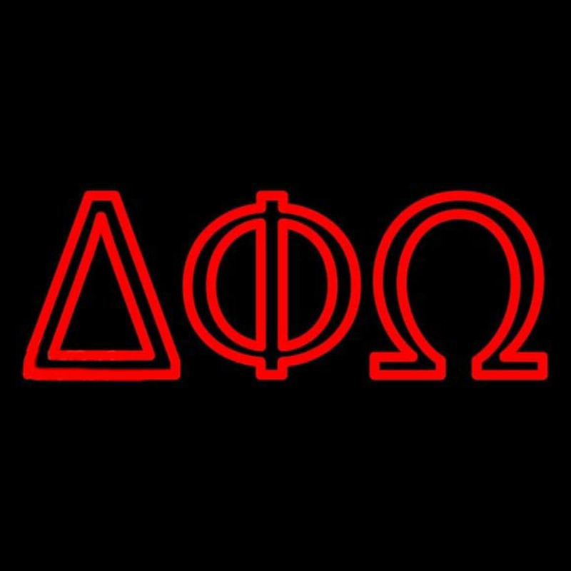 Delta Phi Omega Neon Sign