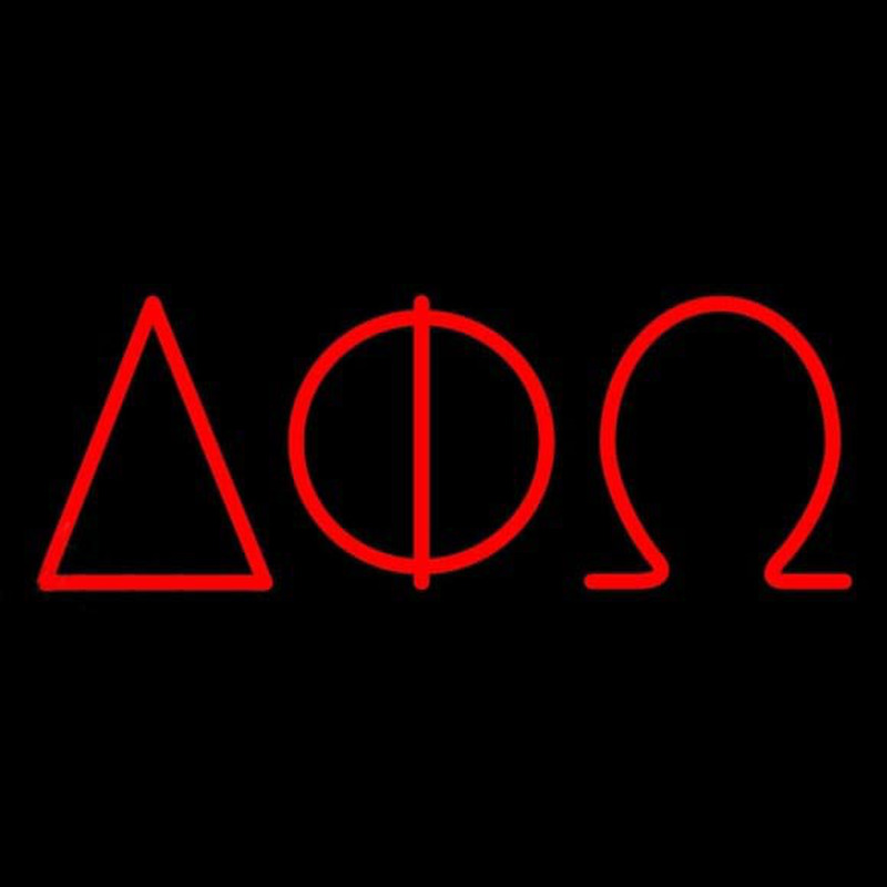 Delta Phi Omega Neon Sign