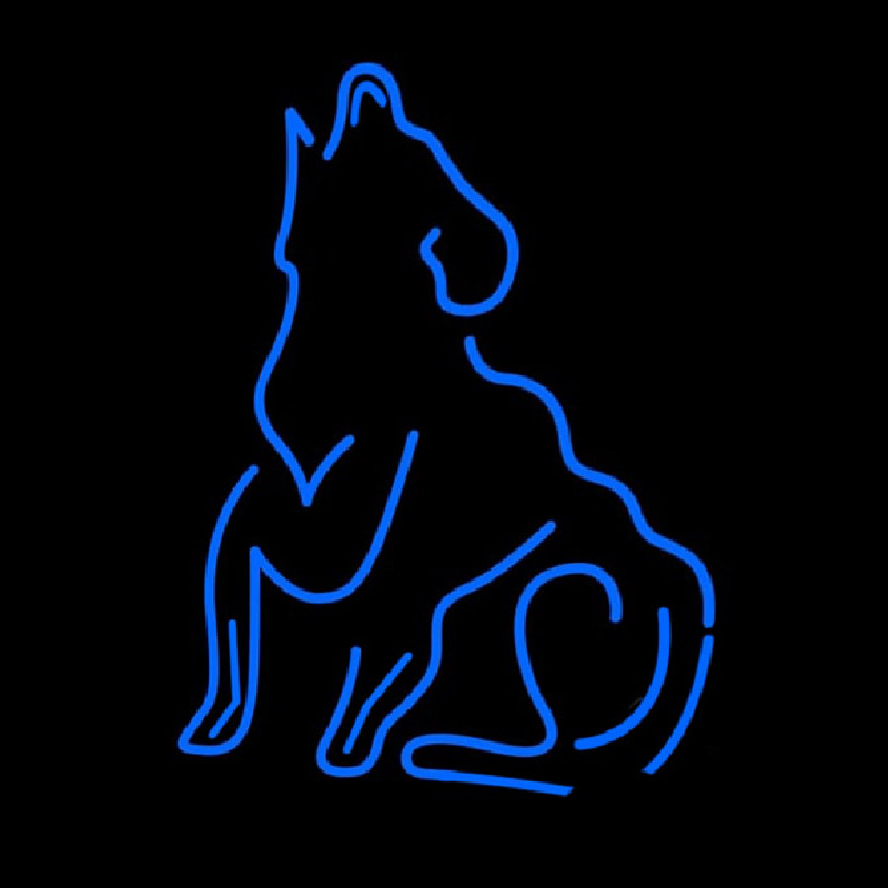 Dog Logo Neon Sign