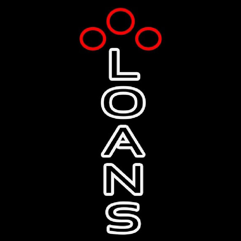 Double Stroke Loans Neon Sign