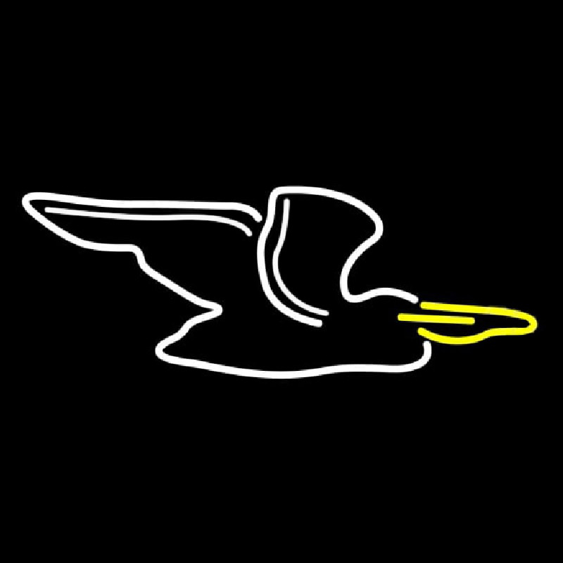 Duck Logo Neon Sign