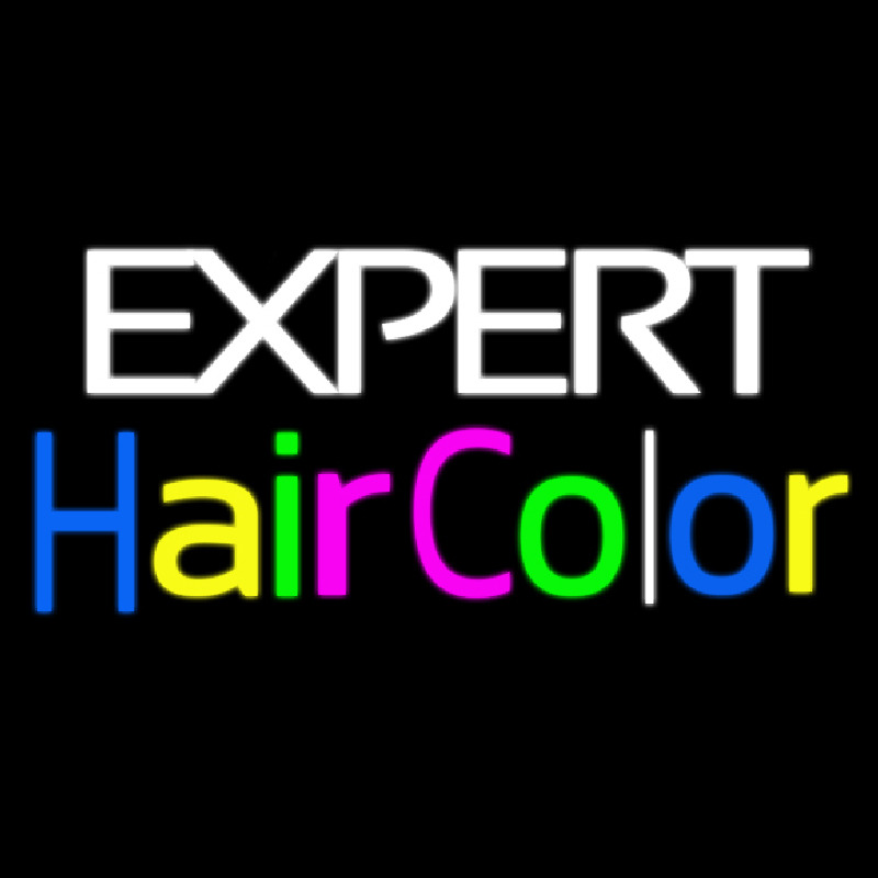 E pert Hair Color Neon Sign