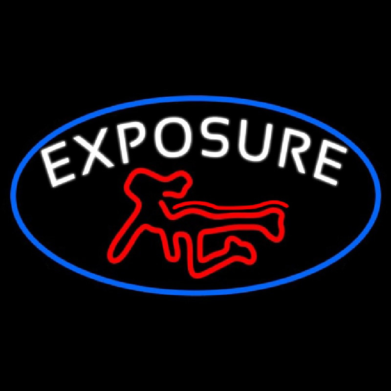 E posure Full Girl Logo Neon Sign