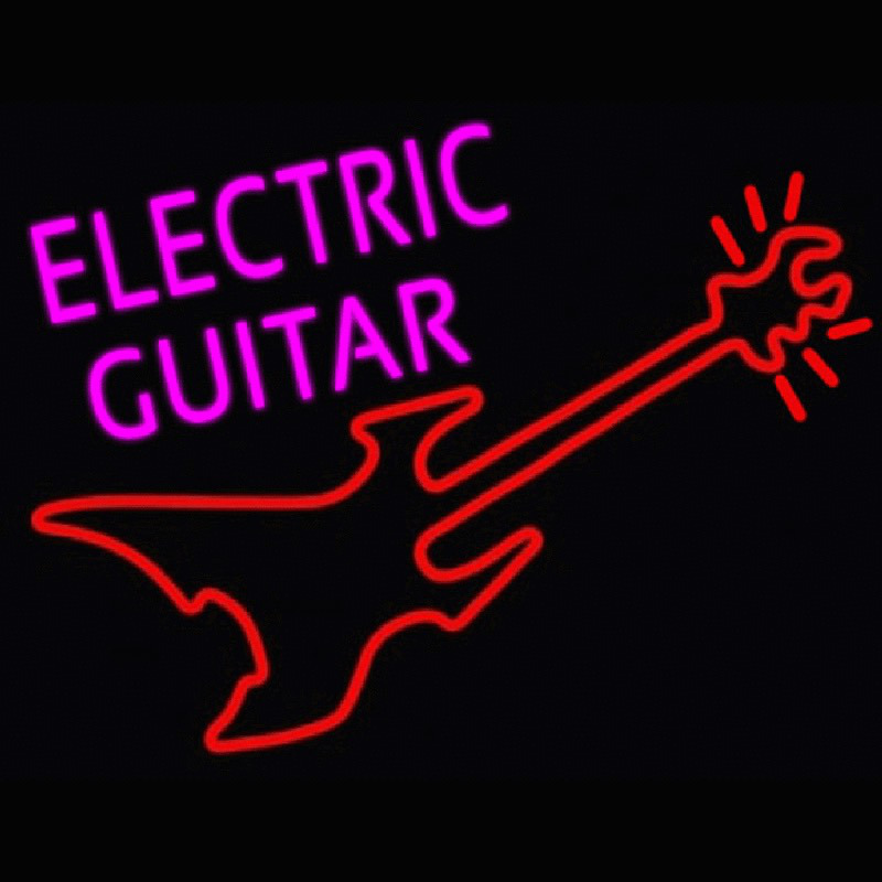 Electric Guitar Neon Sign