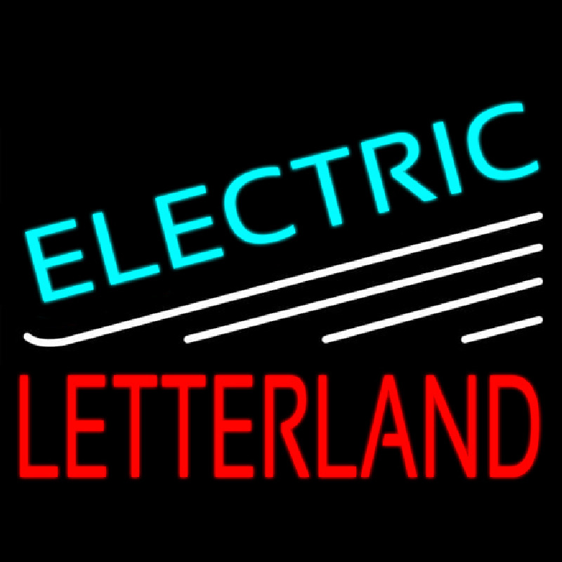 Electric Letterland Neon Sign