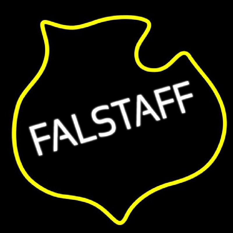 Falstaff Logo Neon Sign