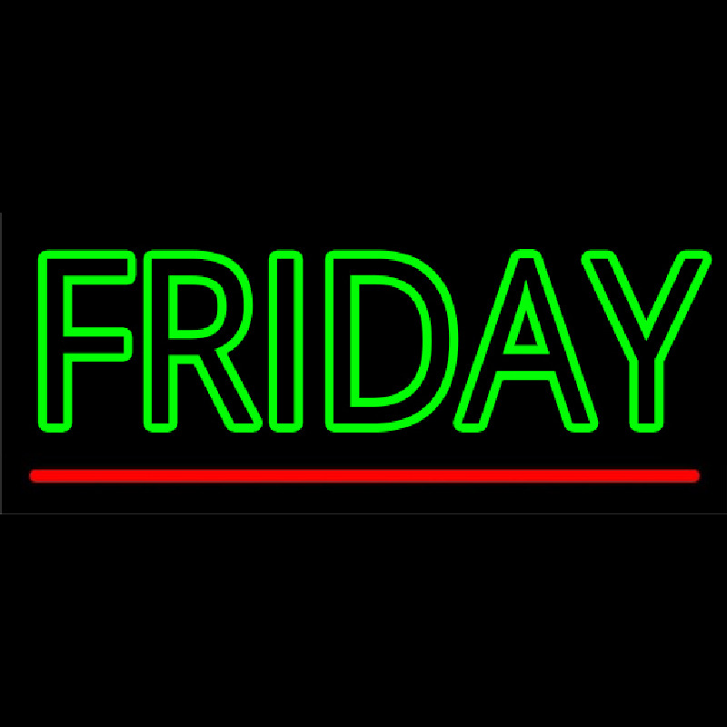 Friday Neon Sign