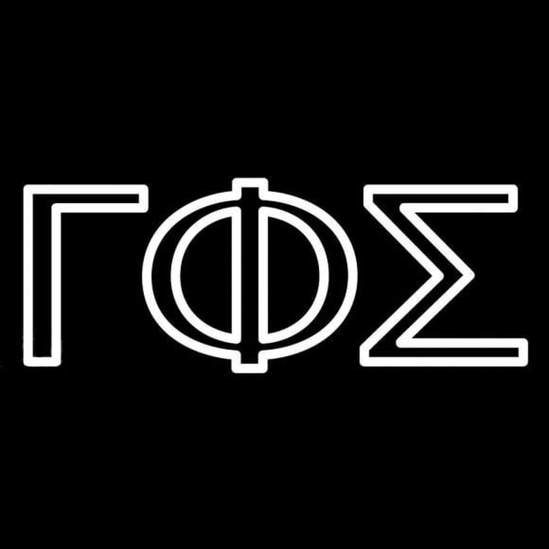 Gamma Phi Sigma Latino Greek Neon Sign