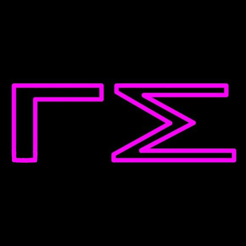 Gamma Sigma Neon Sign