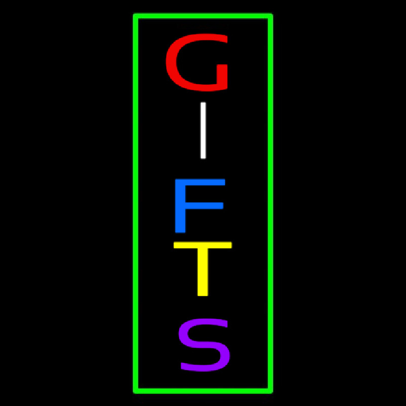 Gifts Vertical Neon Sign