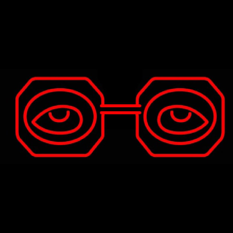 Glasses Neon Sign