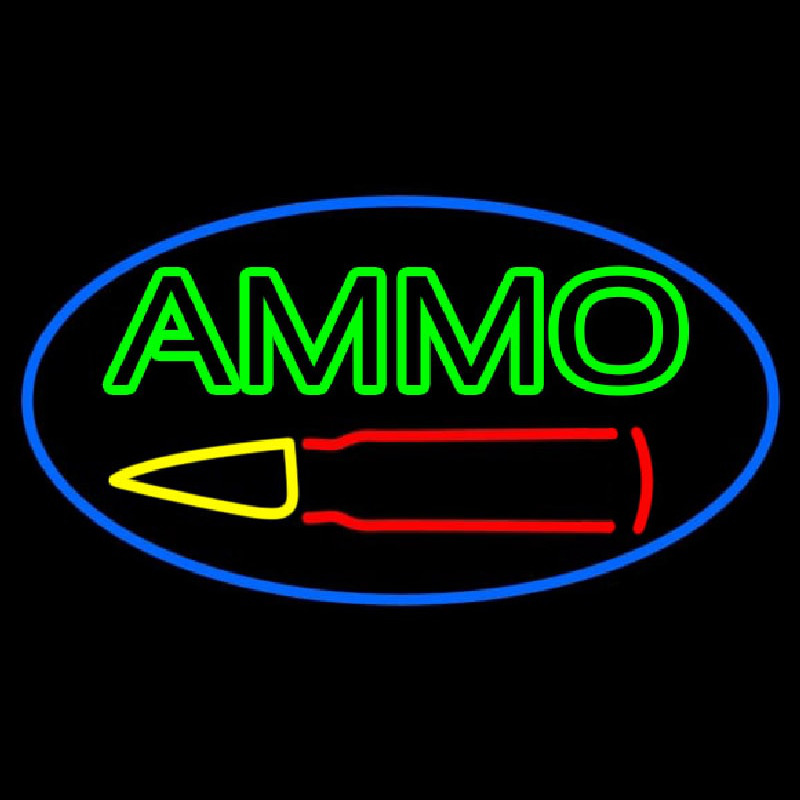 Green Ammo Neon Sign