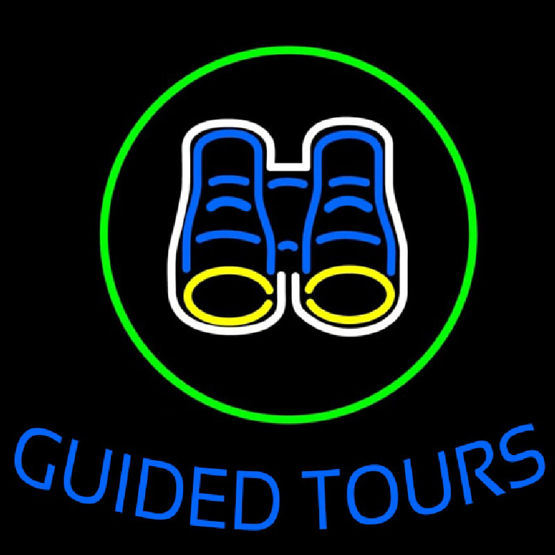 Guided Tours Neon Sign