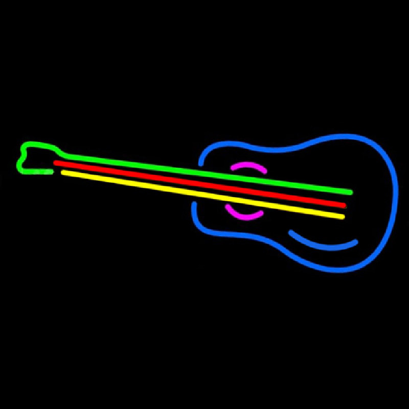 Guitar Neon Sign