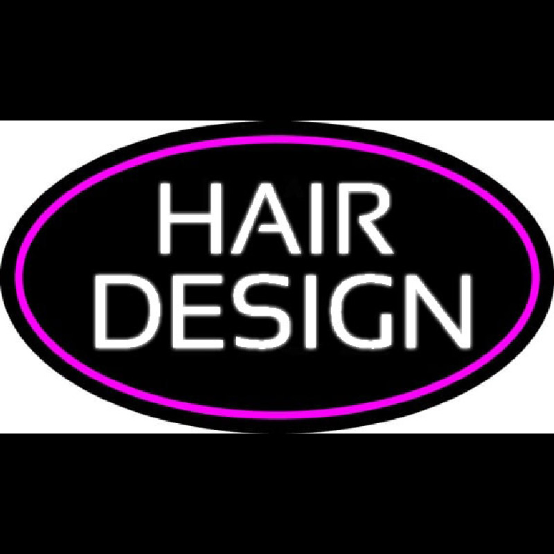 Hair Design Neon Sign