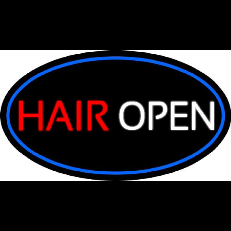 Hair Open Neon Sign