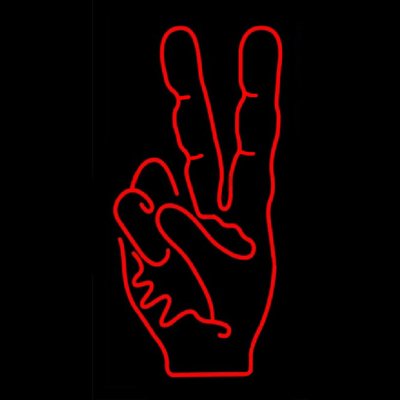 Hand Logo Neon Sign