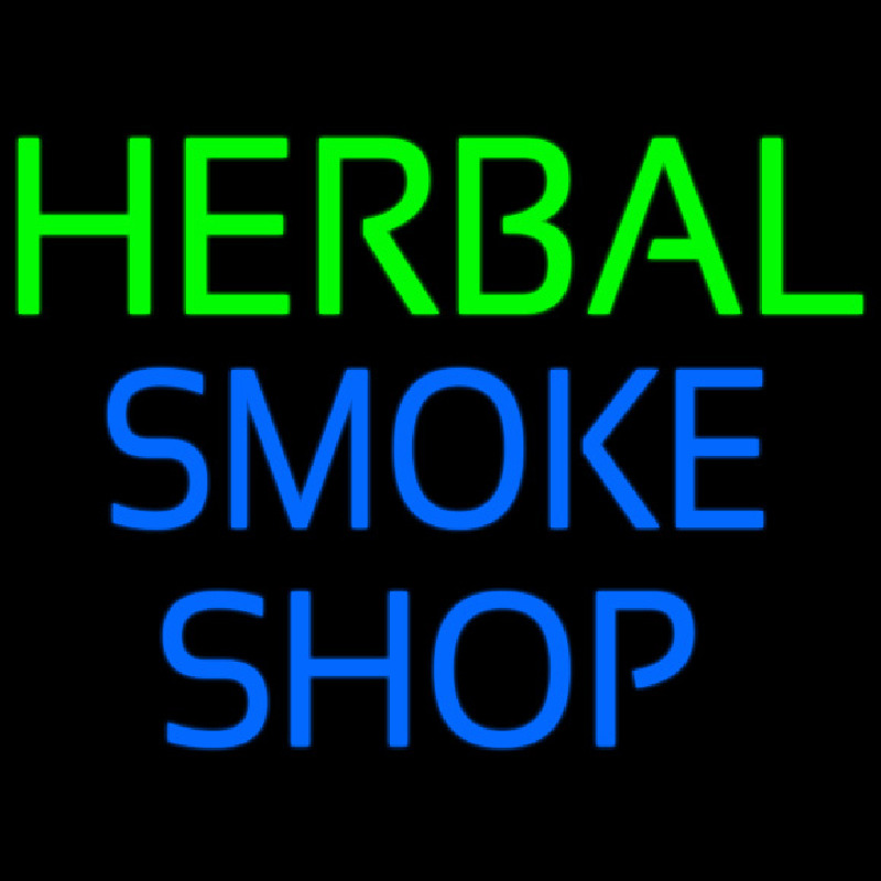 Herbal Smoke Shop Neon Sign