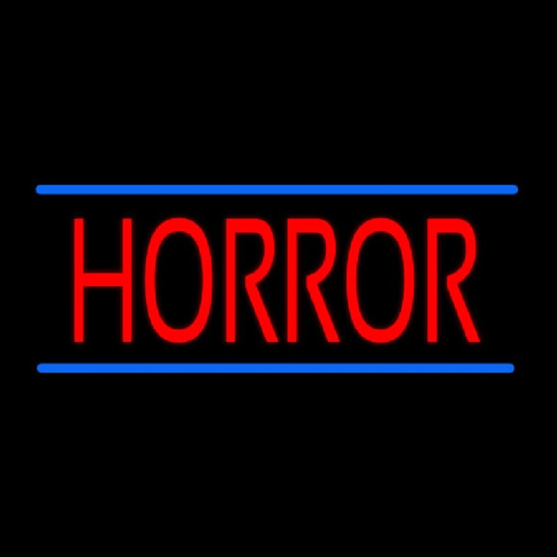 Horror Neon Sign