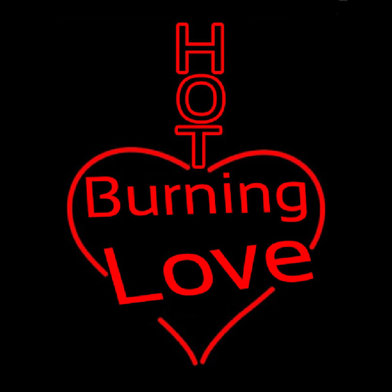 Hot Burning Neon Sign