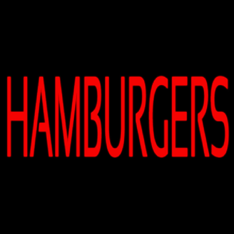 Humburgers 1 Neon Sign