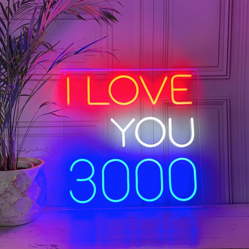 I Love You 3000 Neon Sign Neonsignsuk Com