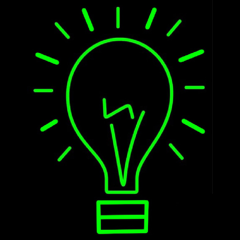 Idea Concept Bulb Neon Sign