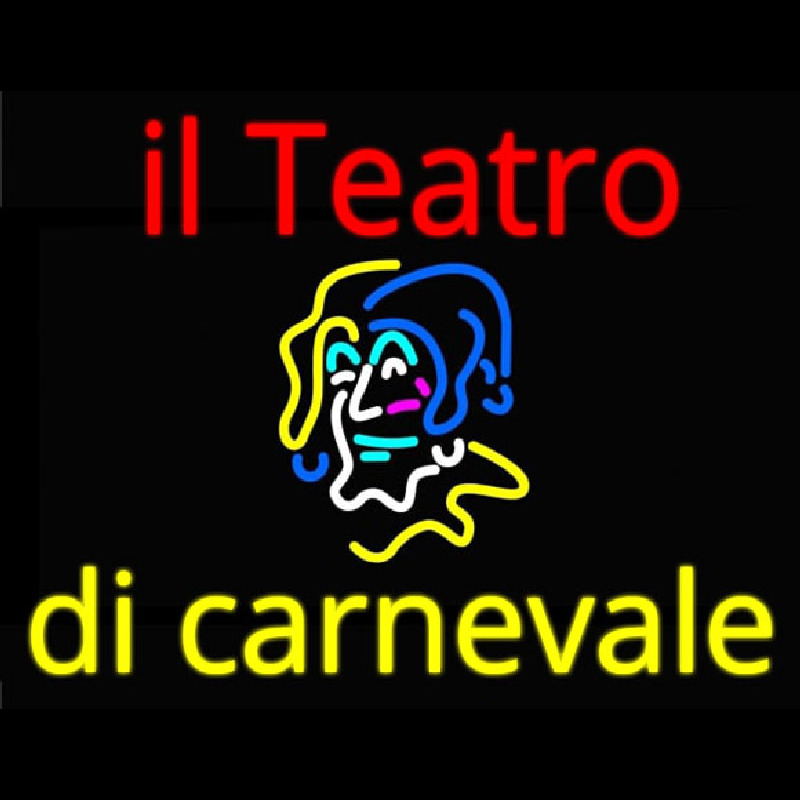 Il Teatro Di Carnevale Neon Sign