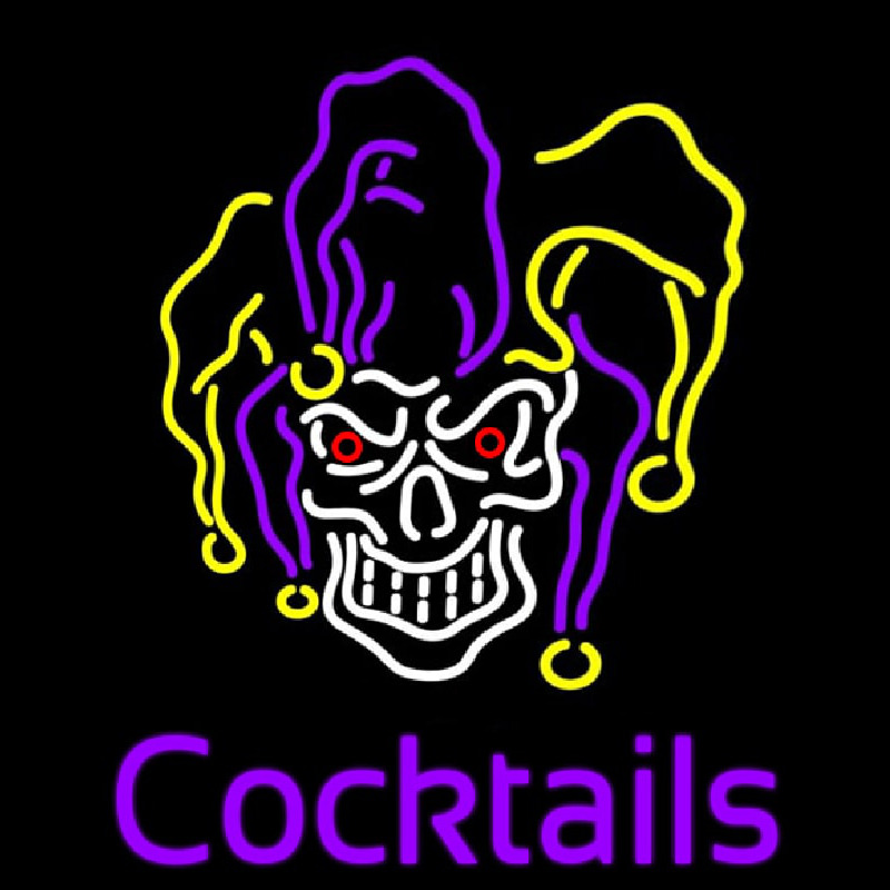 Jester Cocktails Neon Sign