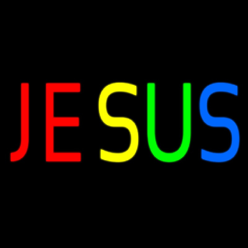 Jesus Neon Sign