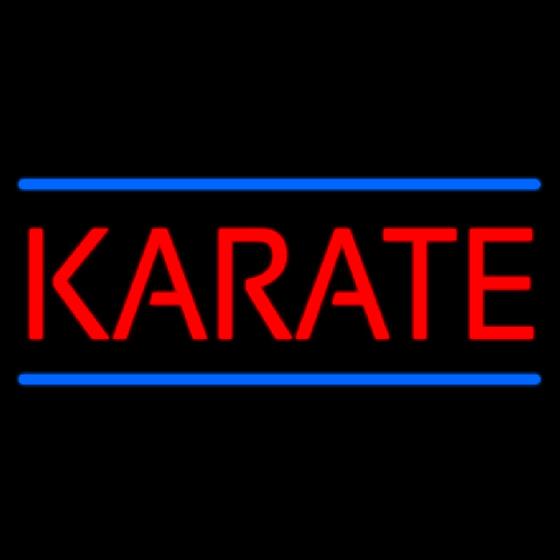 Karate Neon Sign