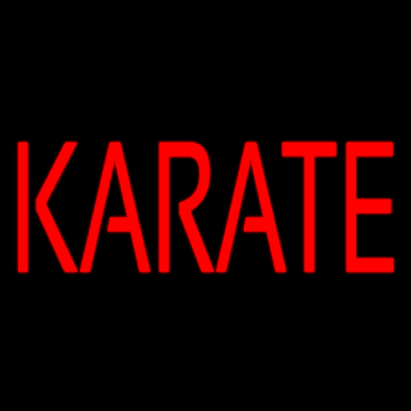 Karate Neon Sign