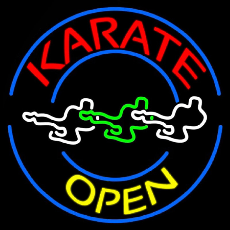 Karate Neon Sign