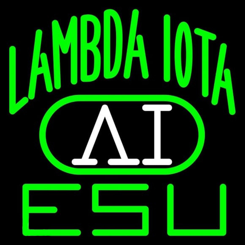 Lambda Iota Logo Neon Sign