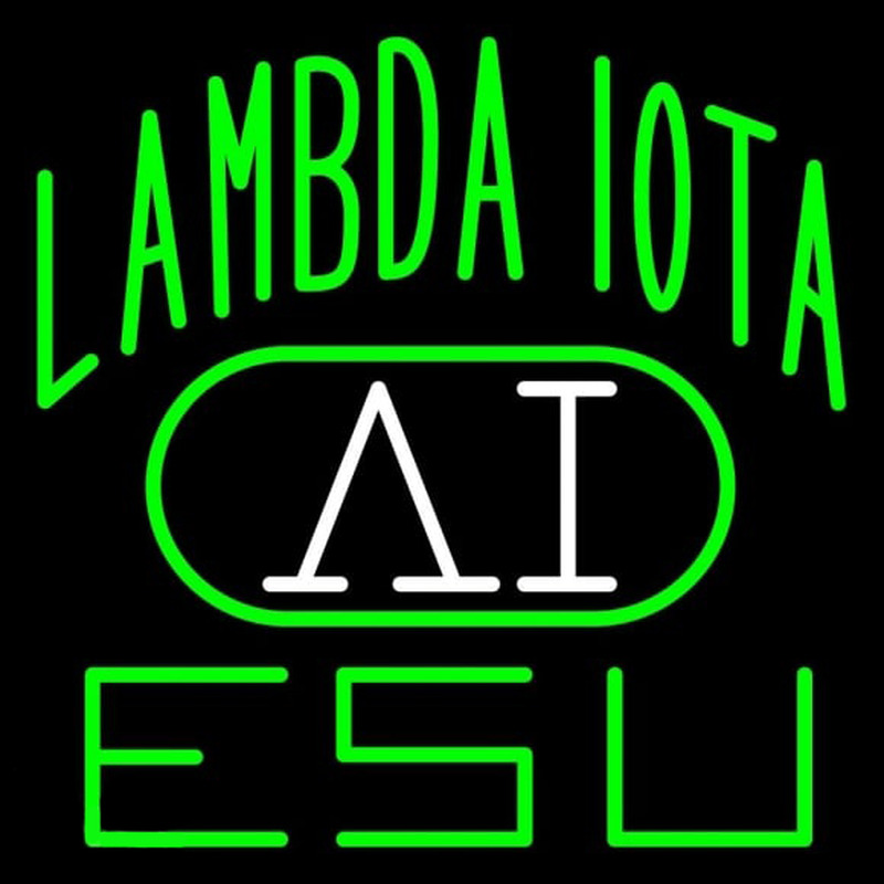 Lambda Iota Logo Neon Sign