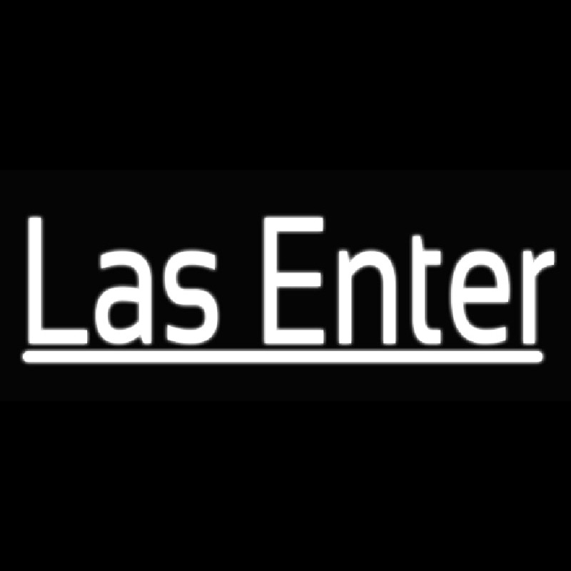 Las Enter Neon Sign