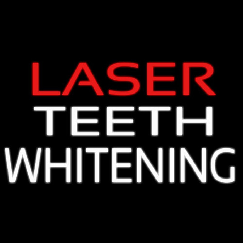 Laser Teeth Whitening Neon Sign