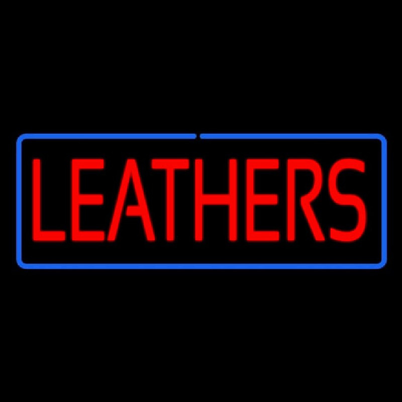 Leathers Neon Sign