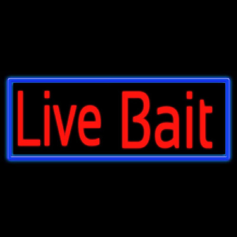 Live Bait Neon Sign