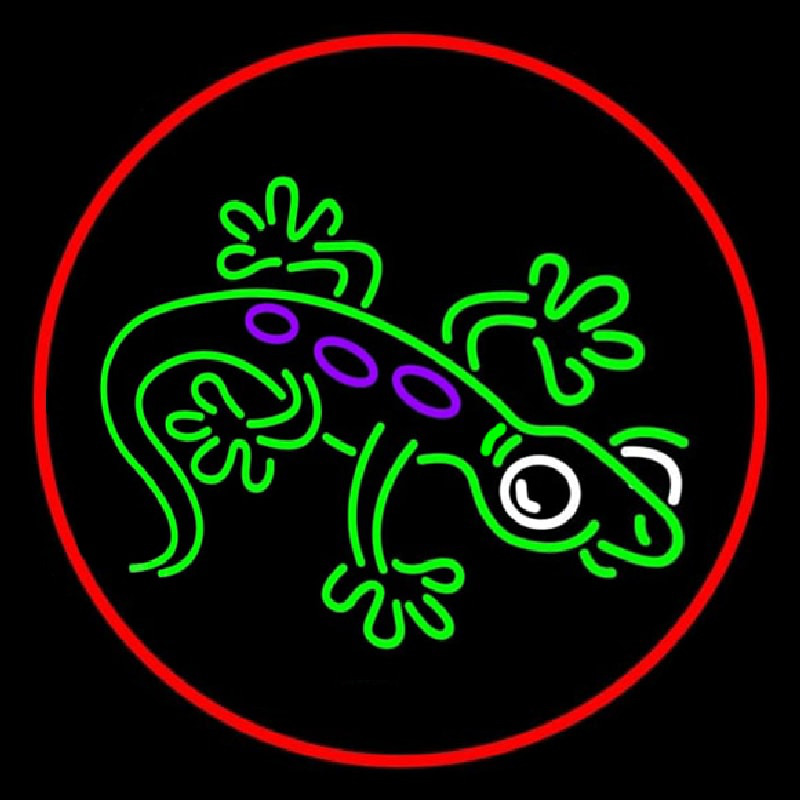 Lizard Neon Sign