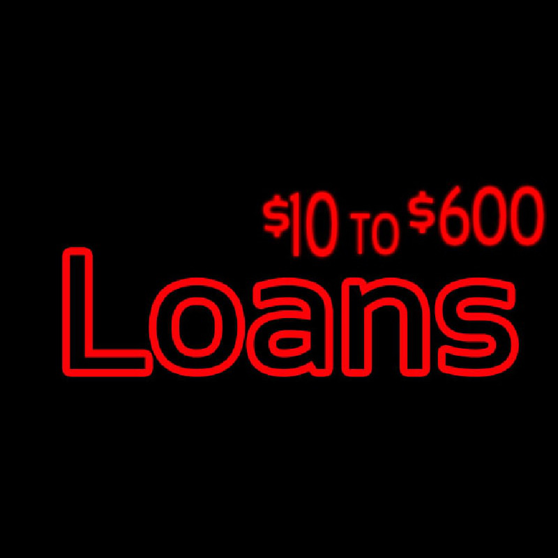 Loans Neon Sign